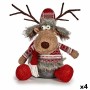 Figurine Décorative Krist+ Blanc Marron Rouge Gris Cerf 17 x 30 x 27 cm (4 Unités)