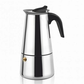 Italian Coffee Pot Haeger CP-06S.001A Stainless steel 18/10 Black 6 Cups (Refurbished B) Italian Coffee Pot Haeger CP-06S.001A Stainless steel 18/10 Black 6 Cups (Refurbished B)