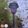 Mosquito-killing Solar Garden Lamp InnovaGoods Black Plastic (Refurbished B)