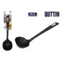 Ladle Quttin Quttin Black 33 x 10 x 8 cm (12 Units)