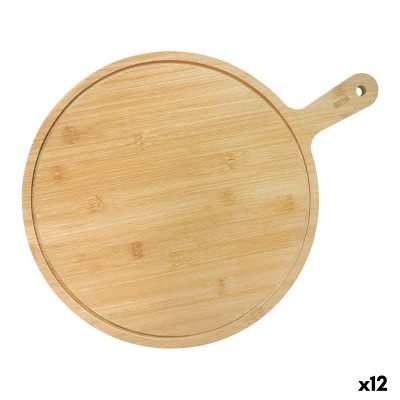Planche à découper Quttin Marron 33 x 43 x 1 cm Pizza (12 Unités)
