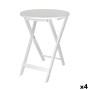 Table d'appoint MobleKit Blanc 40 x 40 x 49,5 cm (4 Unités)