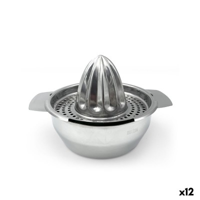 Presse-agrumes Quttin Argenté Acier 16,7 x 10,5 x 12 cm (12 Unités)