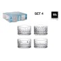 Set de Bols La Mediterránea Amir Transparent verre 240 ml 4 Pièces (12 Unités)