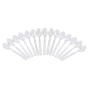 Reusable spoon set Algon Transparent 14 cm 15 Pieces (24 Units)