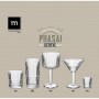 Glass La Mediterránea Phasai geneve Transparent Glass 460 ml (24 Units)