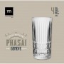 Glass La Mediterránea Phasai geneve Transparent Glass 460 ml (24 Units)
