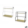 Shelves Confortime Wood Metal 44,5 x 20 x 41,5 cm (4 Units)