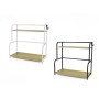 Étagère Confortime Bois Métal 44,5 x 20 x 41,5 cm (4 Unités)