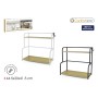 Shelves Confortime Wood Metal 44,5 x 20 x 41,5 cm (4 Units)