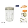Jar Le Parfait Wiss Transparent Golden 750 ml Hermetic (6 Units)