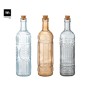 Glass Bottle La Mediterránea Cork Glass 1 L (12 Units)