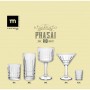Glass La Mediterránea Phasai rio Transparent Glass 460 ml (24 Units)