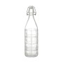 Glass Bottle La Mediterránea Transparent Glass 1 L (12 Units)