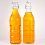 Glass Bottle La Mediterránea Transparent Glass 1 L (12 Units)