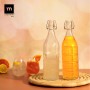 Bouteille en Verre La Mediterránea Transparent verre 1 L (12 Unités)