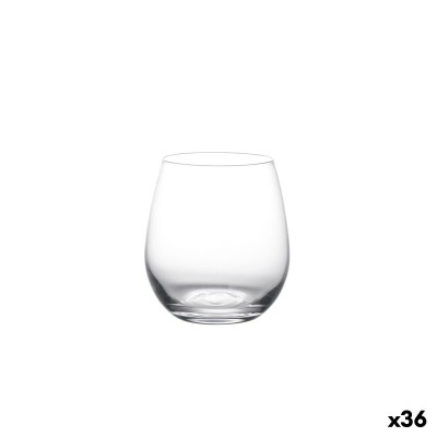 Glass La Mediterránea Cares Transparent Glass 480 ml (36 Units)