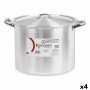 Casserole with Lid Kinvara Silver Aluminium 38 x 25 x 31 cm (4 Units)