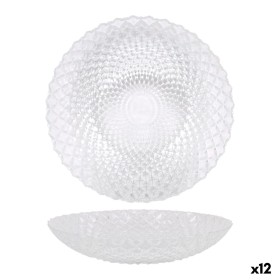 Dessert dish La Mediterránea Diamond Transparent Glass Ø 20 cm (12 Units) Dessert dish La Mediterránea Diamond Transparent Glass Ø 20 cm (12 Units)