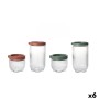 Set de Boites La Mediterránea Elsa verre polypropylène 4 Pièces (6 Unités)