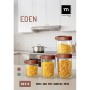 Set de Boites La Mediterránea Eden verre polypropylène 4 Pièces (8 Unités)