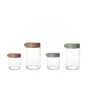 Tubs La Mediterránea Eden Glass polypropylene 4 Pieces (8 Units)
