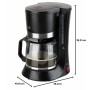 Drip Coffee Machine JATA 12 Cups Black