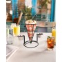 Basket for Presenting Aperitifs My Bar Black Iron 23 x 13 x 18,5 cm (12 Units)