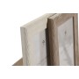 Cadre photo Home ESPRIT Beige Naturel Verre polystyrène Urbaine (4 Unités)