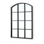 Miroir mural Gift Decor Noir Fenêtre 50,5 X 2,5 X 76 cm (4 Unités)