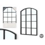 Miroir mural Gift Decor Noir Fenêtre 50,5 X 2,5 X 76 cm (4 Unités)