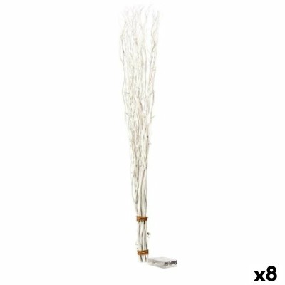 Bouquets Gift Decor White Wood 10 x 120 x 10 cm LED Light (8 Units)