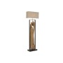 Floor Lamp Home ESPRIT Black Beige Natural 220 V 60 X 25 X 192 CM