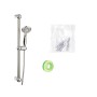 Shower Column Berilo White Silver Metal 9,8 x 23,5 x 9,8 cm