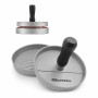 Presse pour hamburgers Quttin Métal Argenté 12 x 9 cm