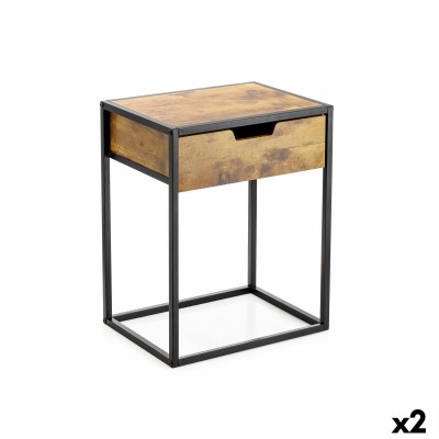 Table d'appoint Confortime 40 x 30 x 68 cm (2 Unités)