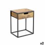 Table d'appoint Confortime 40 x 30 x 68 cm (2 Unités)