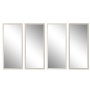 Wall mirror Home ESPRIT White Brown Beige Grey Modern 68 x 2 x 156 cm (4 Units)