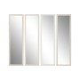 Miroir mural Home ESPRIT Blanc Marron Beige Gris Moderne (4 Unités)