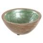 Snack Bowl Home ESPRIT Green Natural Mango wood Modern Lacquered 15 x 15 x 6,5 cm