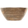 Snack Bowl Home ESPRIT White Natural Mango wood Lacquered 15 x 15 x 7 cm