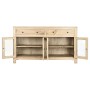 Buffet Home ESPRIT Verre bois mindi 140 x 40 x 82 cm