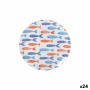 Flat Plate La Mediterránea Fish 25,5 cm (24 Units)
