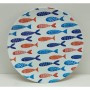 Assiette plate La Mediterránea Poissons 25,5 cm (24 Unités)