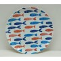Assiette à dessert La Mediterránea 20 cm Poissons (24 Unités)