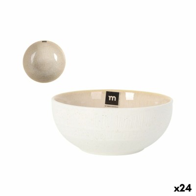 Bol La Mediterránea Calobra Beige Ø 15,5 cm (24 Unités)