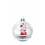 Christmas Bauble Peppa Pig Silver Light Blue