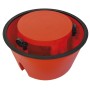 Stool GIERRE Red Plastic