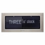 Table clock Nextime 5229ZI Black Grey