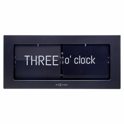 Table clock Nextime 5229ZW Black